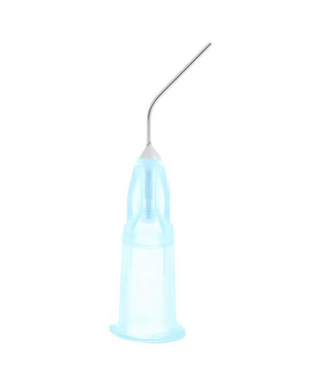 Pulpdent Pre-Bent Tip, Light Blue, 25G, 50/Pk