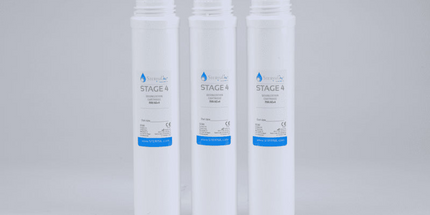 (3) Stage 4 - Deionization Cartridges