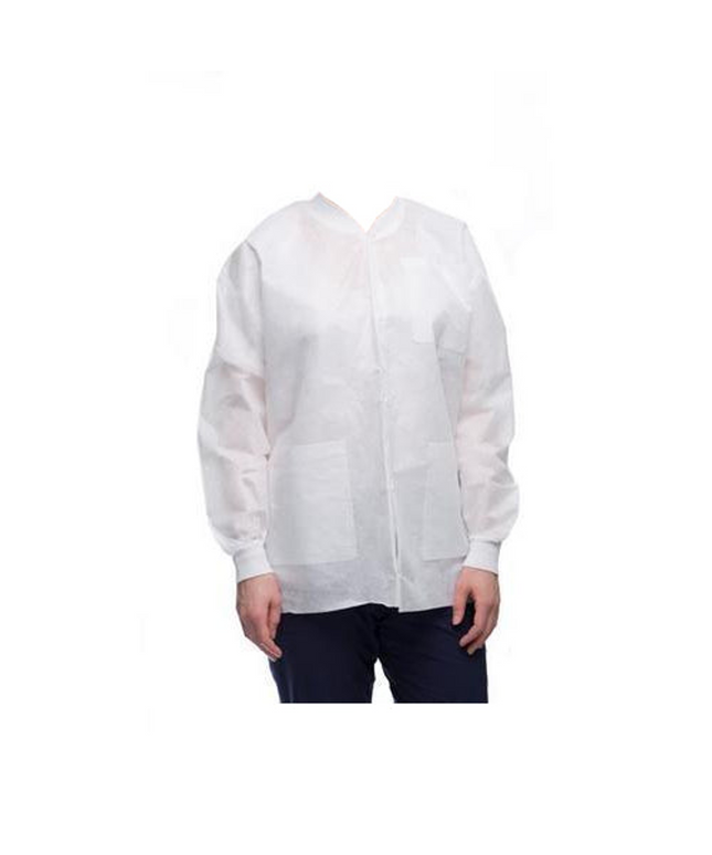 ValuMax - Easybreathe Jackets?10Pk White Xl