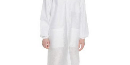 ValuMax - Easybreathe Lab Coats 10Pk White Large