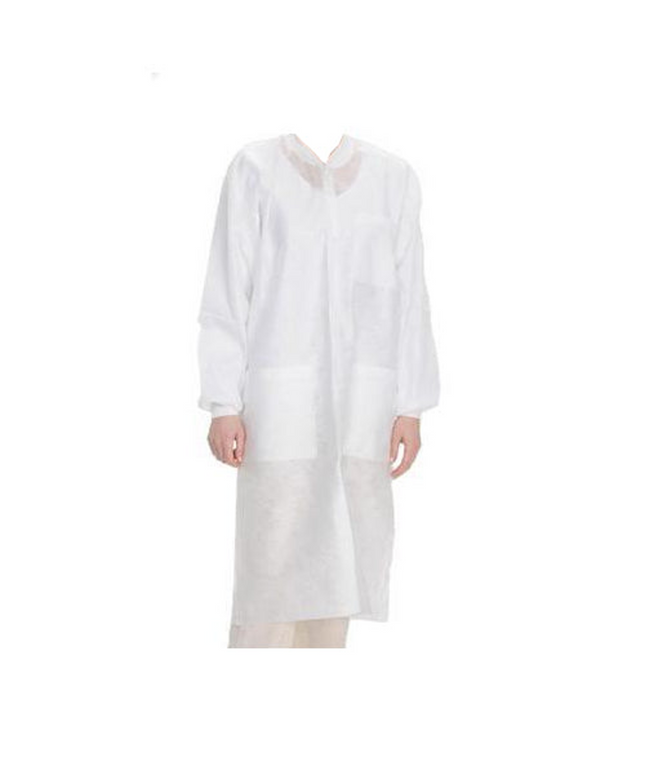 ValuMax - Easybreathe Lab Coats 10Pk White Medium