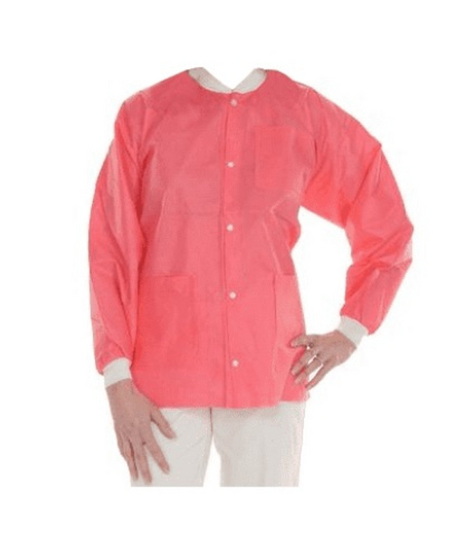 ValuMax - Extrasafe Jackets 10Pk Coral Pink X-Large