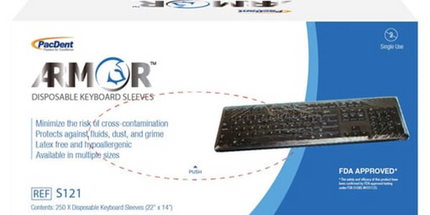 Pac-Dent - Keyboard Sleeves, 22X14 250/Bx