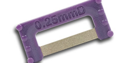 Directa - Ipr Plus Purple Double Sided Widener Coarse Diamond (0.25Mm) Small Pk