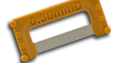 Directa - Ipr Plus Brown Double Sided Widener Coarse Diamond (0.30Mm) Small 8Pk