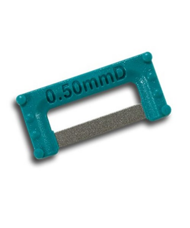 Directa - Ipr Plus Teal Double Sided Widener Coarse Diamond (0.50Mm) Small 8Pk
