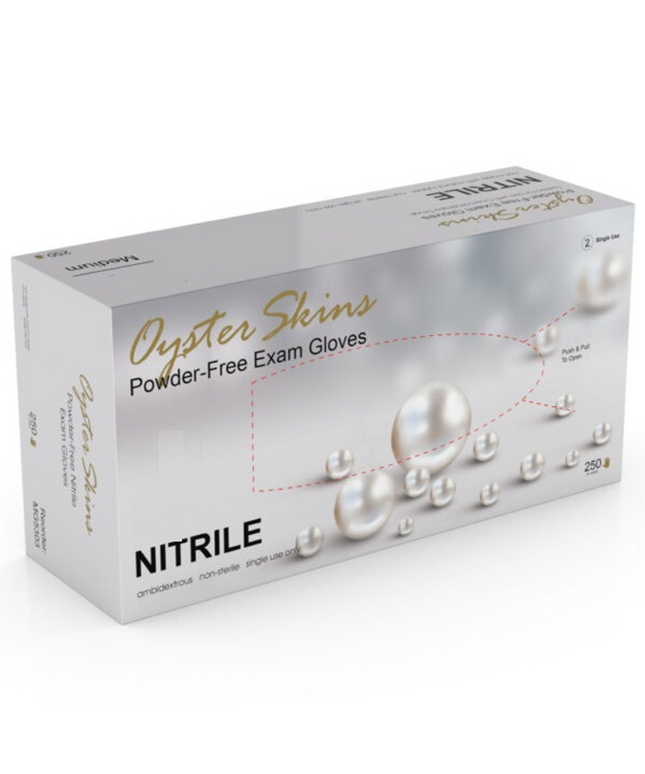 Medgluv OysterSkin Nitrile PF Medium, box of 250