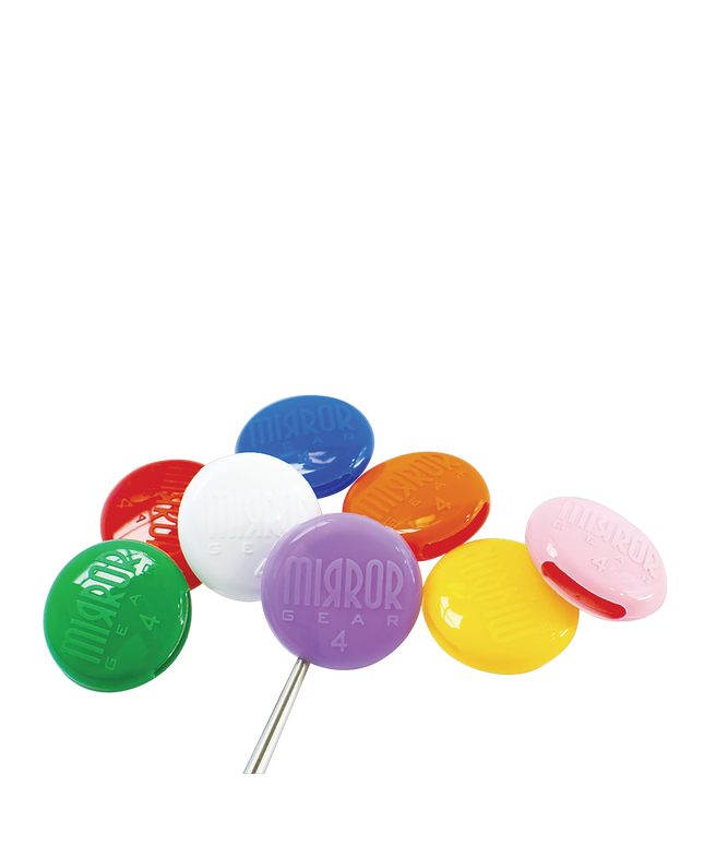 Mirror Gear Mirror Covers, Intro Pack, 2 of each color (total 16 covers), size 4