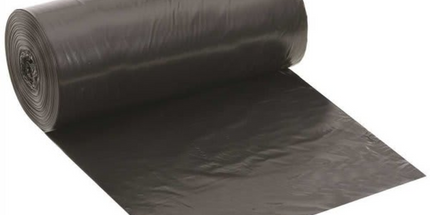 Renown 33 Gal. 0.7 mil 33 in. x 39 in. Black Can Liner (25 per Roll, 10-Roll per Case)