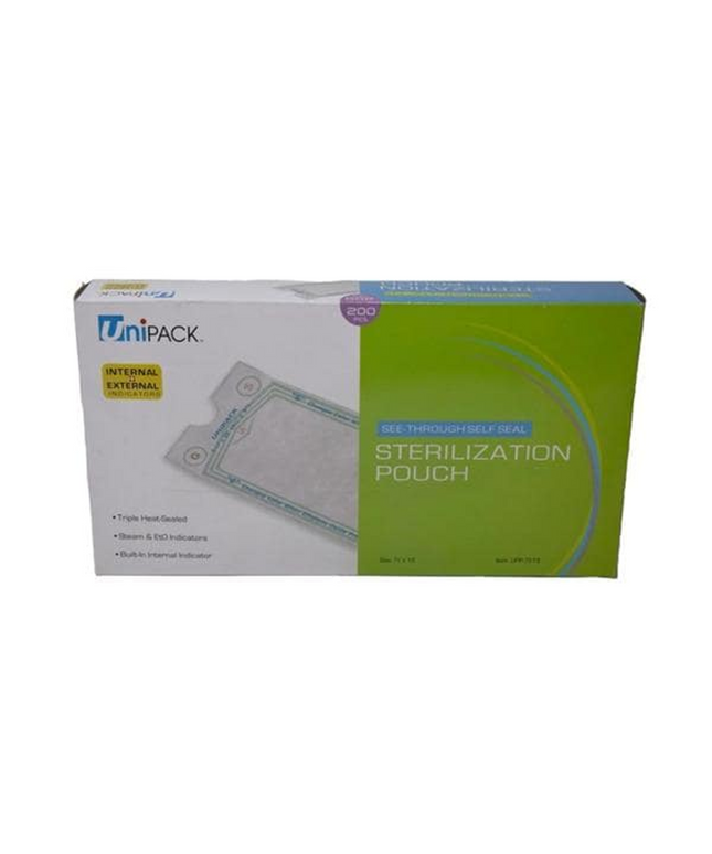 Dukal - UniPack Sterilization Pouches, 7-1/2' x 13', 200/bx