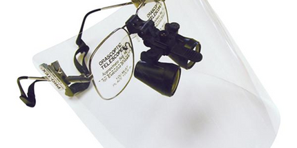 Pro-Tex Extra Wide Face Shield For Magnifying Loupes