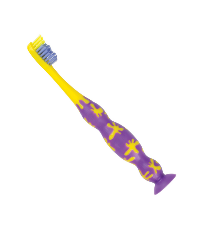 Practicon - Smilegoods Y272 Child Toothbrushes With Suction Cup Base 72/box Each Toothbrush Features: An