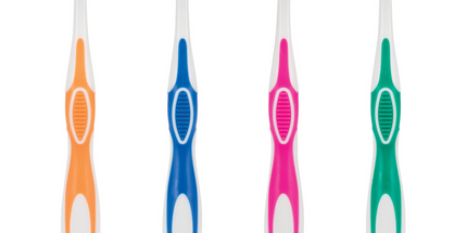 Practicon - Smilegoods Y221 Child Toothbrushes Extra-Soft Cross-Angled Dupont Tynex Bristles With Built-In