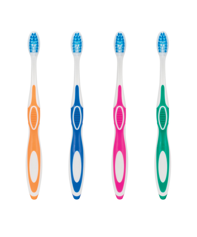 Practicon - Smilegoods Y221 Child Toothbrushes Extra-Soft Cross-Angled Dupont Tynex Bristles With Built-In