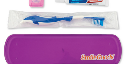 Practicon - Smilegoods Child Patient Care Cases 72 Pre Filled Cases Per Box. Hinged Hard Plastic