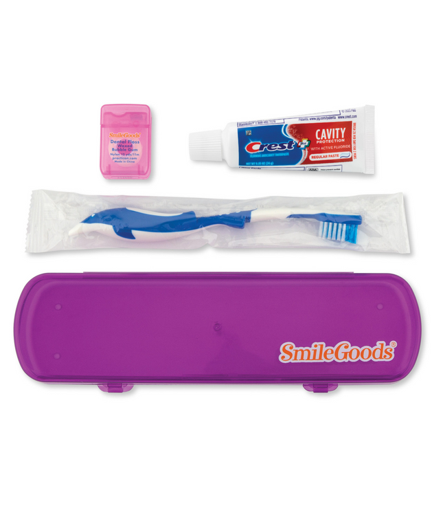 Practicon - Smilegoods Child Patient Care Cases 72 Pre Filled Cases Per Box. Hinged Hard Plastic