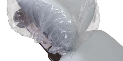 Practicon - Quikcaps Elasticized Plastic Barriers Multi Purpose 400/pack Stretch Up To 12" Diameter