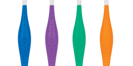 Practicon - Smilegoods Y301 Dinosaur Toothbrush 72/box Toothbrush Stands On Its Own Four Feet