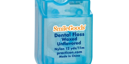 Practicon - Smilegoods Waxed Dental Floss Coordinates Toothbrushes & Maximizes Your Savings! Each