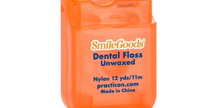 Practicon - Smilegoods Unwaxed Dental Floss Coordinates Toothbrushes & Maximizes Your Savings! Each