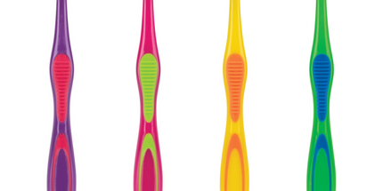 Practicon - Smilegoods Y311 Child Toothbrushes Soft End-Rounded Dupont Tynex Bristles In An Unbreakable