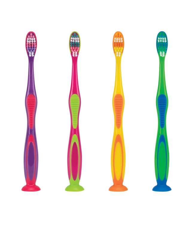 Practicon - Smilegoods Y311 Child Toothbrushes Soft End-Rounded Dupont Tynex Bristles In An Unbreakable