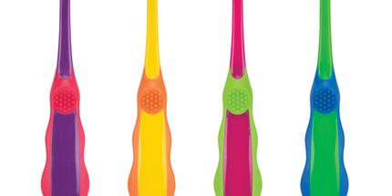 Practicon - Smilegoods Y231 Child Toothbrushes Extra-Soft End-Rounded Dupont Tynex Bristles In An Easy-Grip