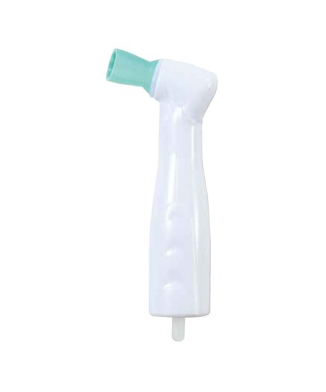 Premium Plus - Disposable Prophy Angle With Soft Turbine Cup Green 100/pack Latex-Free Turbine Blade