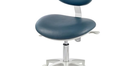 Premium Plus - Doctor Stool Black Color Ultra Stable Base Adjustable Height Single Stool