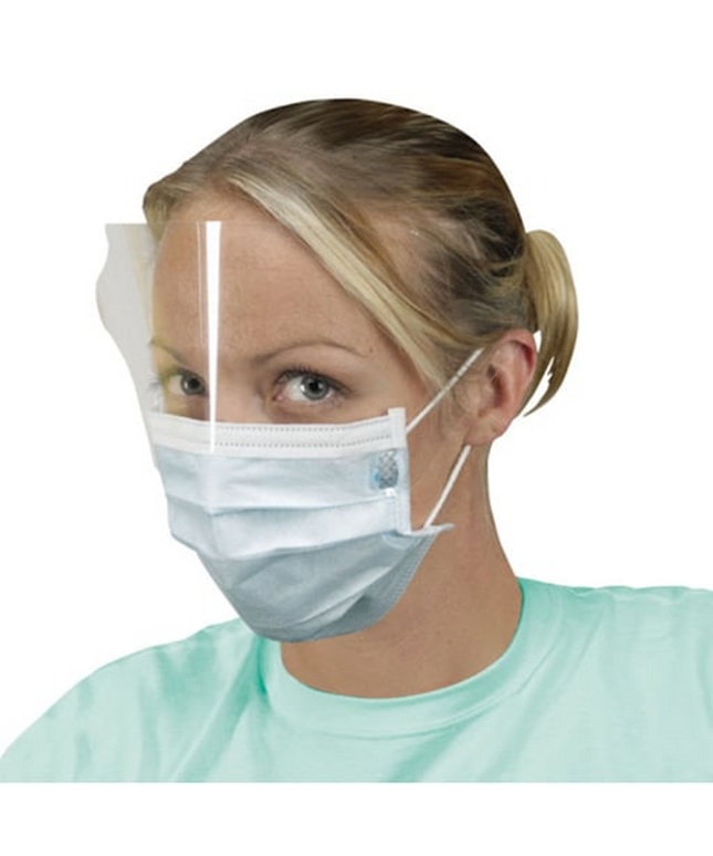 Premium Plus - Face Masks  with Shield, 25pc/box