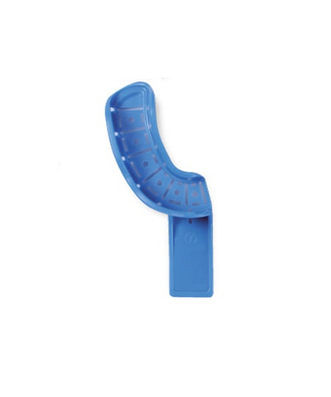 Premium Plus - #8 Quadrant Upper Right/lower Left Perforated Disposable Impression Trays With Rim 10/Pk