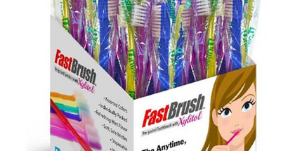 Dukal - Fast Brush Pre-Pasted Toothbrushes, Disposable, 100/bx