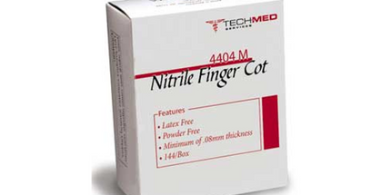 Dukal - Nitrile Finger Cots, Pre-rolled Large, 144/bx