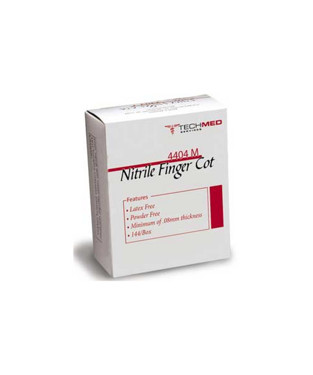 Dukal - Nitrile Finger Cots, Pre-rolled Large, 144/bx