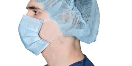 Dukal - Bouffant Cap, 24", Blue, 100/bx,