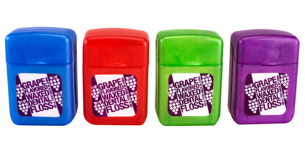 Plak Smacker - Grape Flavored Floss - 4 Meter (144 Ct)
