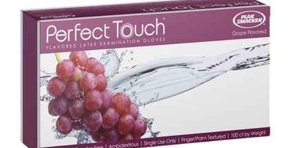 Plak Smacker - Grape Flavored Latex Gloves Xs