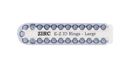 E-Z ID Instrument Rings Large - Midnight Blue, pack of 25