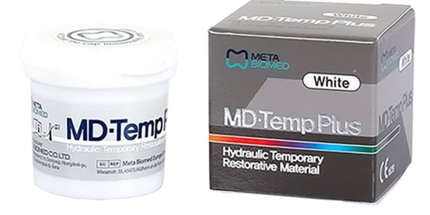 Meta Biomed - Md-Temp Plus Hydraulic Temporary Restorative White Paste 40 Gm. Jar