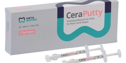 Meta Biomed - Ceraputty Premixed Bioceramic Putty For Root Canal Repair 0.5G syr 2/pack