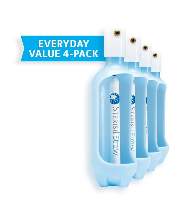 Sterisil Straw Everyday Value 4-Pack - Municipal