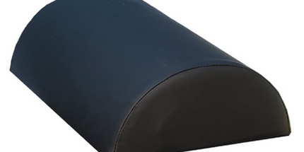 MediPosture 3.5" Classic D-Shape, Wide-Body Memory Pillow, Black, Single Pillow.