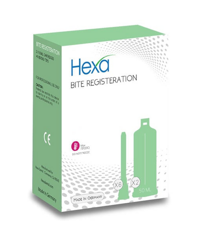 Hygedent - Hexa Bite Registration 50ml Fast Set 2 x 50 ML