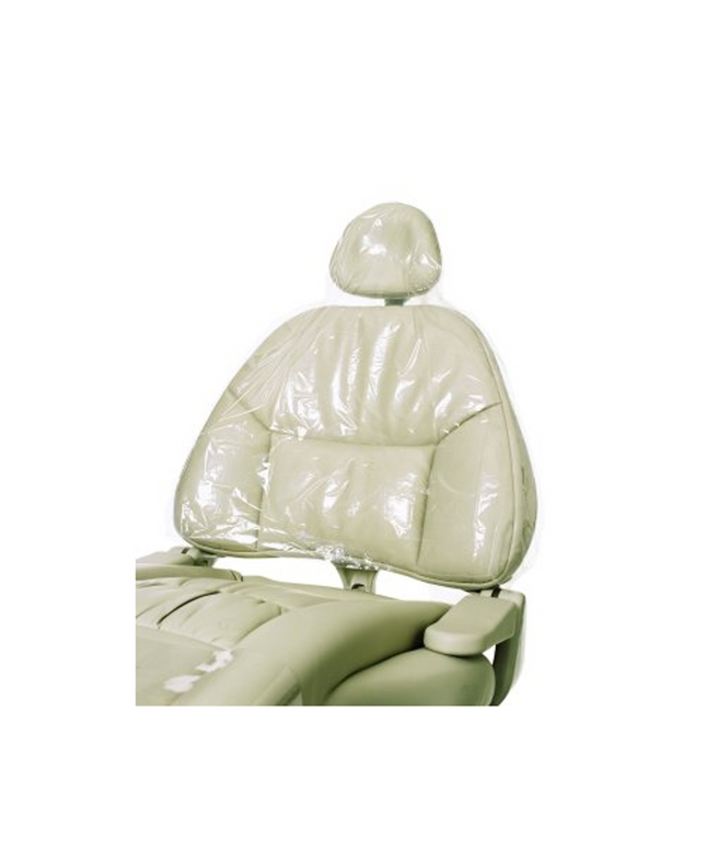 Pinnacle - Slip-N-Grip Clear Disposable Half Chair Cover 33"x37" 75/Rl