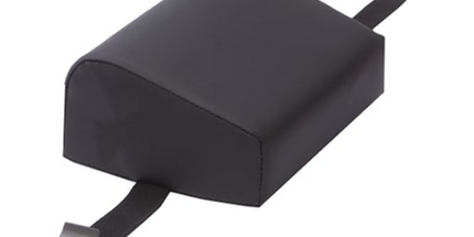 4" Classic Memory Headrest Black