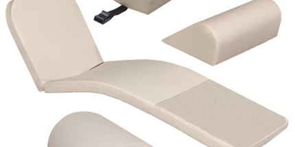 Mediposture Dental Chair Overlay System W/4" Classic Memory Headrest Beige