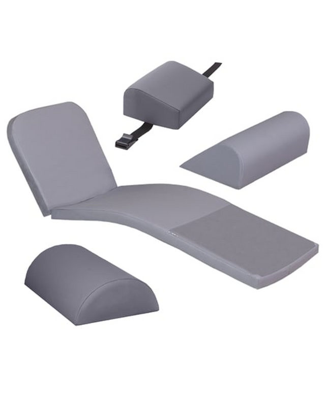 Mediposture Dental Chair Overlay System W/3.5" Classic Memory Headrest Gray