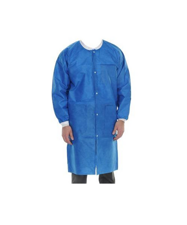 ExtraSafe Lab Coats?Royal Blue 2XL, pack of 10
