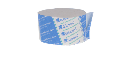 Richmond - Cotton Rolls Braided 1.5" x 3/8" Medium N/S Jr Pak 2000/Bx