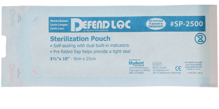 Defend - Sterilization Pouch 200/Box 2.25" X 4"